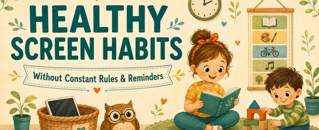 How to Build Healthy Screen Habits Without Constant Rules and Reminders