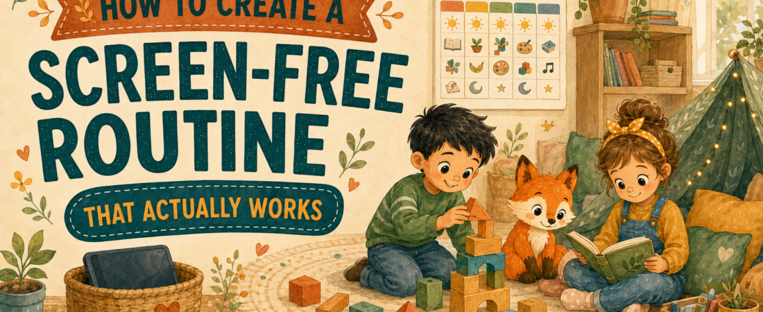 How to Create a Screen-Free Routine That Actually Works (Without Burning Out)